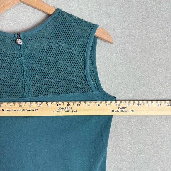 Harley-Davidson Vintage Women's Mesh Shoulder Teal Sleeveless Graphic Arkansas M - Picture 9 of 11